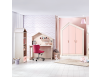 Трикрилен детски гардероб PINK HOUSE