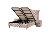 Тапицирана спалня с матрак DIMMAX 160 х 200 - крем 03