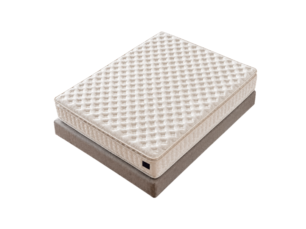 Тапицирана спалня с матрак DIMMAX 160 х 200 - крем 03