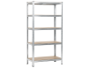 Метален стелаж Carmen CR-1016 - 180х90х45 см, до 250 кг на рафт